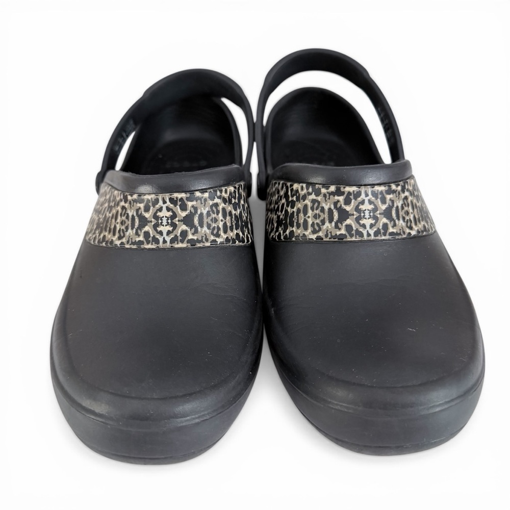 CROCS Black Mercy Work Clogs Slip Resistant Comfort Nursing shoes women’s 7 - Picture 5 of 11